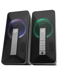 Колонки Оклик OK-130 2.0 черный 10Вт BT портативные Oklick