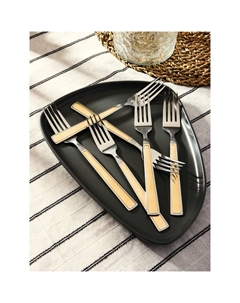 Набор вилок столовых «Перту», h=20.2 см, 6 шт., цвет серебряный Доляна