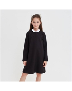 Платье для девочки, чёрное, рост 128 см Minaku