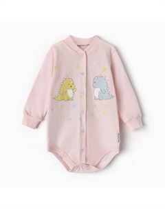 Боди детский, цвет розовый, рост 68 см Амелли