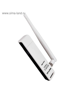 Сетевой адаптер Wi-Fi TP-Link TL-WN722N USB 2.0 Tp-link