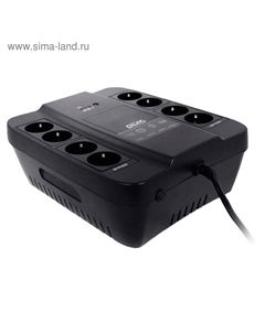 Источник бесперебойного питания Spider SPD-450N, 270 Вт, 450ВА, чёрный Powercom