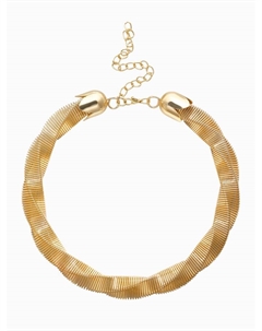 Чокер «Кручёный Обруч», цвет золото Qf