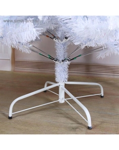 Искусственная ёлка белая «. Элит», 210 см, d нижнего яруса 143 см, 1356 веток, отгибаются Зимнее волшебство