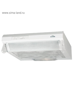 Вытяжка Elikor «Призма» 50П-290-П3Л, плоская, 290 м3/ч, 2 скорости, 50 см, белая