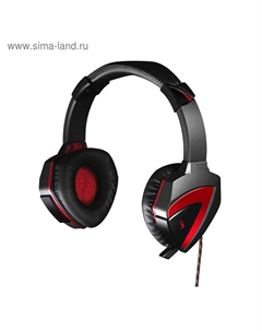 Наушники с микрофоном A4 Bloody G500, черно-красные A4tech