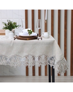 Скатерть «. Ажурная», 85×85±5 см, 100% п/э Этель