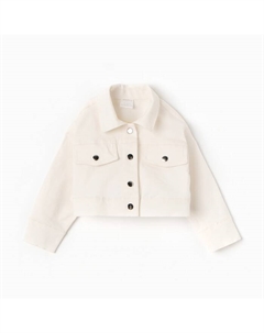 Рубашка верхняя укороченная детская «», рост 80-86 см, молочная Крошка я