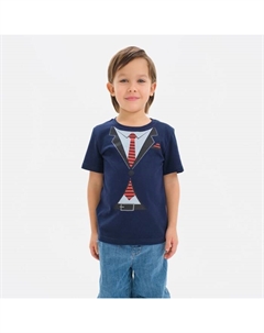 Футболка детская «Костюм 2», синяя, рост 110-116 см (32) Kaftan