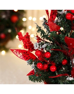 Искусственная ёлка настольная «. Праздничная», 17×38 см, ПВХ ветки отгибаются Зимнее волшебство