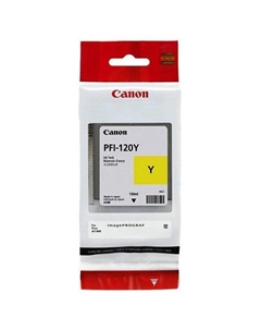 Картридж струйный Canon PFI-120Y 2888C001 желтый для Canon imagePROGRAF TM-200/205(130мл)