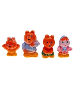 Набор резиновых игрушек «Три медведя» Пкф «игрушки»
