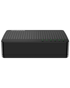 Коммутатор Digma DSW-105GE DSW-105GEV2 (L2) 5x1Гбит/с неуправляемый