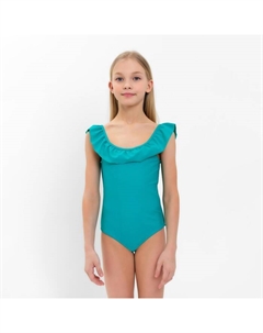 Купальник слитный детский, зелёный, рост 110-116 см Minaku