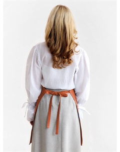 Фартук Kitchen 60×70 см, цвет оранжевый, 100% хлопок, саржа 220 г/м² Этель