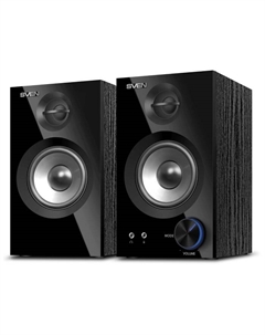 Колонки Sven SPS-621 2.0 черный 28Вт BT