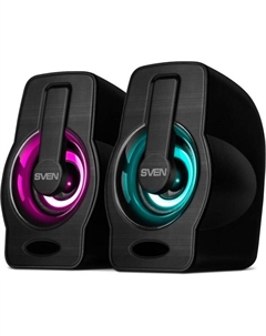 Колонки Sven 255 2.0 черный 6Вт портативные