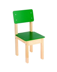 Стул детский №2 (Н=260) (Р), цвет зелёный лак Элегия