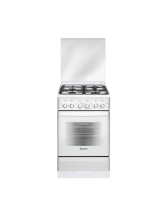 Плита Gefest ПГ 5300-02 0040, газовая, 4 конфорки, 52 л, газовая духовка, белая