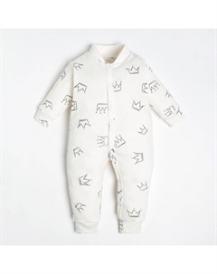 Комбинезон "Princess", рост 86-92 см, цвет бежевый Крошка я