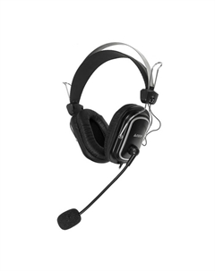 Наушники с микрофоном A4Tech HS-50 черный 2.5м мониторные оголовье A4tech