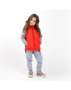 Жилет детский, цвет красный, рост 86-92 см Ольга