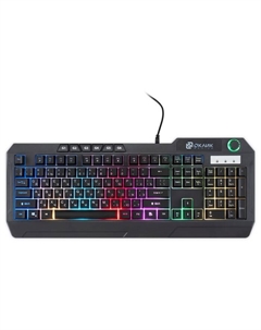 Клавиатура Оклик 715G черный USB Multimedia for gamer LED (1680657) Oklick