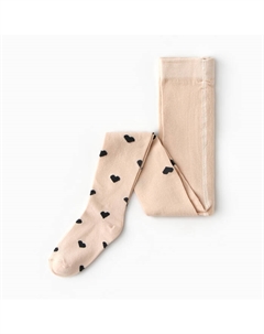 Колготки детские "Сердечки", 104-110 см, бежевый Kaftan