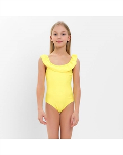 Купальник слитный детский, жёлтый, рост 140-146 см Minaku