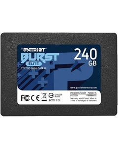 Накопитель SSD Patriot PBE240GS25SSDR Burst Elite, 240 Гб, SATA III