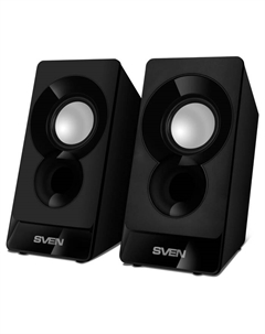 Колонки Sven 300 2.0 черный 6Вт