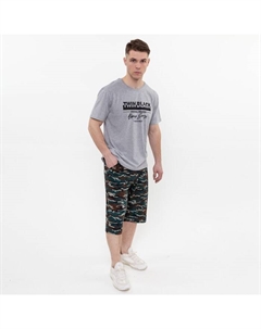 Шорты мужские, камуфляж морская волна, размер 48 Radi