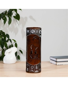 Ваза «Китайская серия», d=10 см, h=30 см, стекло Evis