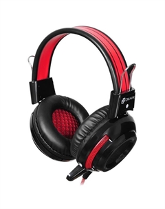 Наушники с микрофоном Оклик HS-G300 ARMAGEDDON черный/красный 2.3м мониторные оголовье (3374  10045 Oklick