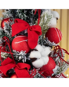 Искусственная ёлка настольная «. Сюрприз в мешочке», 51×26 см, ПВХ ветки отгибаются Зимнее волшебство