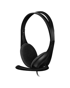 Наушники с микрофоном A4Tech HU-9 черный 1.8м накладные USB оголовье (HU-9 (BLACK)) A4tech