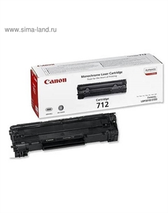 Картридж Canon 712 1870B002 для LBP-3010/3020 (1500k), чёрный