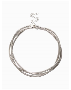 Чокер «Многослойный», металлический, цвет серебро Qf