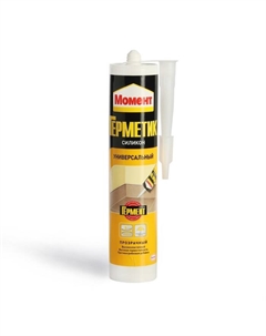 Герметик, силиконовый, универсальный, прозрачный, 280 мл Момент