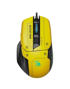 Мышь A4Tech Bloody W70 Max Punk желтый/черный оптическая (10000dpi) USB (11but) A4tech