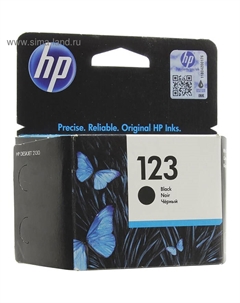 Картридж струйный HP 123 F6V17AE черный для HP DJ 2130 (120стр.) Hp