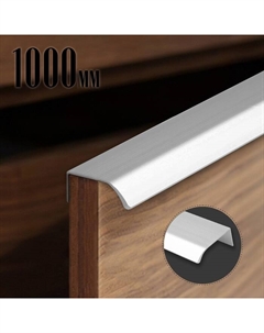 Ручка торцевая RT002CP, L=1000 мм, м/о 960 мм, цвет матовый хром Cappio