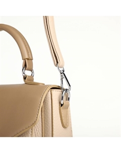 Сумка женская мессенджер на клапане, 24×7×16 см, молочная Textura