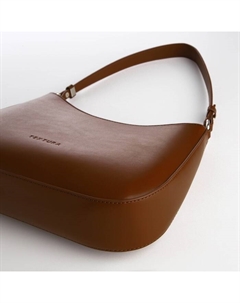 Сумка женская багет на молнии, 28×6×17 см, коричневая Textura