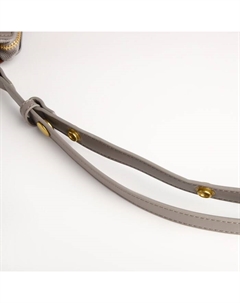 Сумка женская багет на молнии, 24×6×14 см, серая Textura