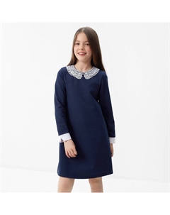 Платье для девочки, цвет темно-синий, рост 140 см Ivashka