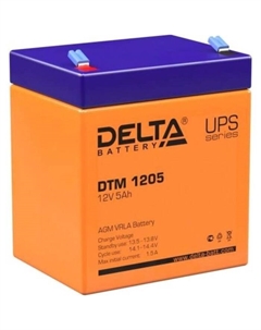 Батарея для ИБП DTM 1205, 12 В, 5 А*ч Delta