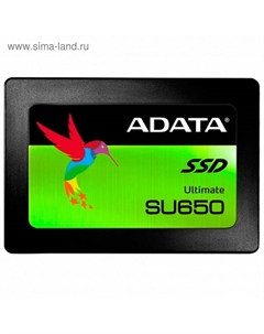 Накопитель SSD A-Data Ultimate SU650 ASU650SS-120GT-R, 120Гб, SATA III, 2.5" A-data
