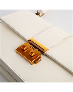 Сумка женская мессенджер на клапане, 26×8.5×14 см, молочная Textura