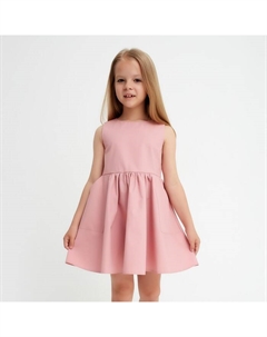 Платье детское с карманами, размер 30 (98-104 см), цвет пудра Kaftan